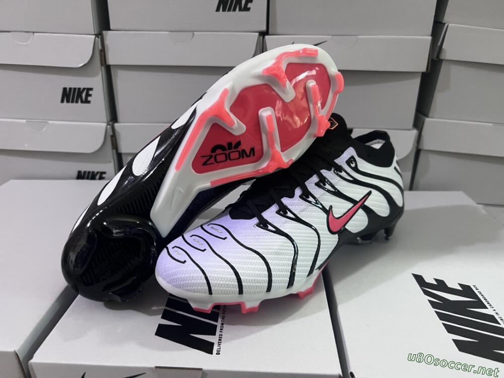 Men's Nike Air Zoom Mercurial Vapor 15 Elite FG Football Boots - White/Black/Red
