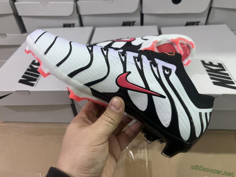 Men's Nike Air Zoom Mercurial Vapor 15 Elite FG Football Boots - White/Black/Red