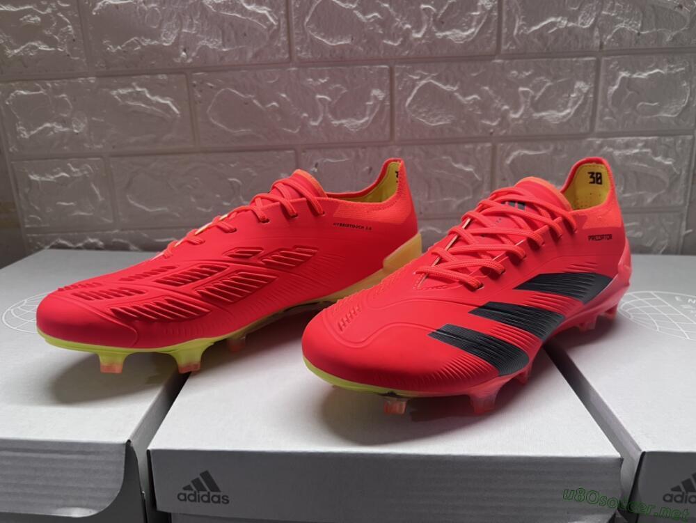 Men's Adidas Predator Accuracy.1 FG Football Boots - Red/Black/Blue