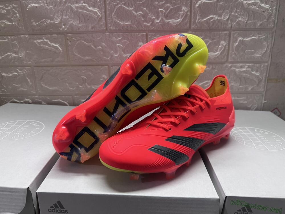 Men's Adidas Predator Accuracy.1 FG Football Boots - Red/Black/Blue