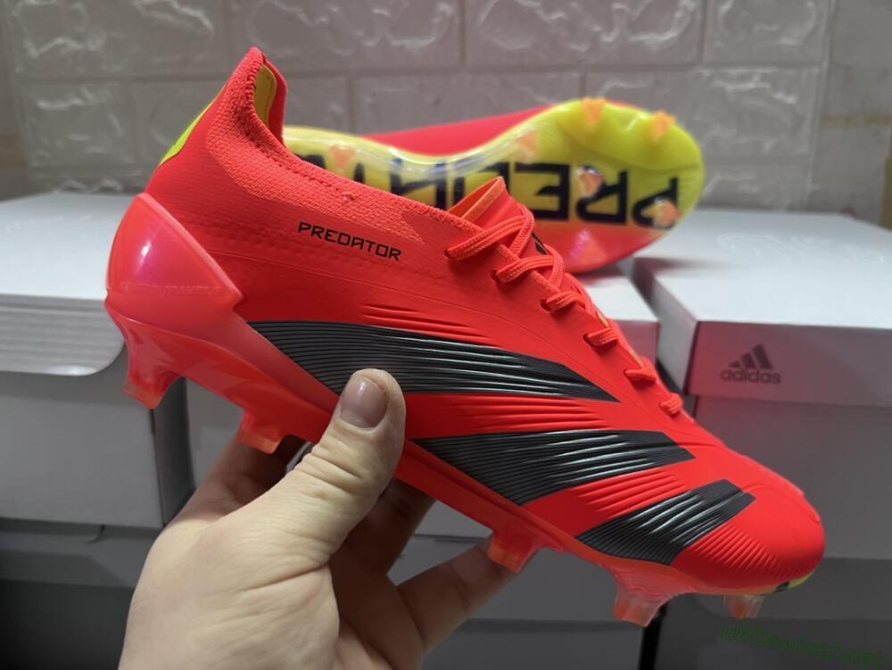 Men's Adidas Predator Accuracy.1 FG Football Boots - Red/Black/Blue