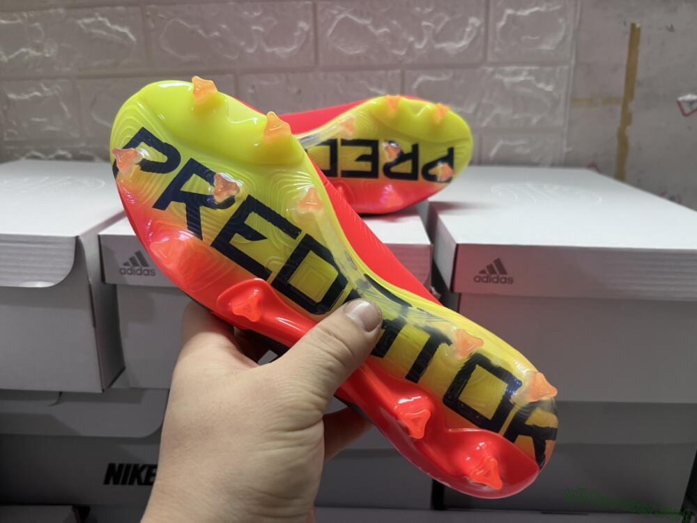 Men's Adidas Predator Accuracy.1 FG Football Boots - Red/Black/Blue