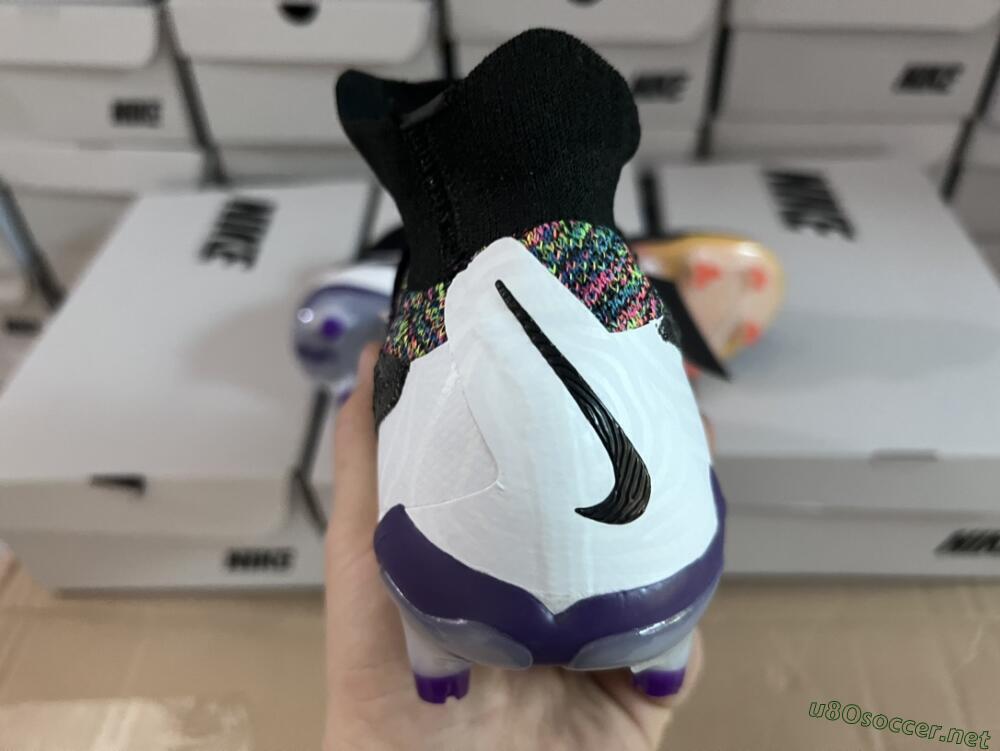 Unisex Nike Phantom GX Elite FG Football Boots - Black/Yellow/Orange/Purple