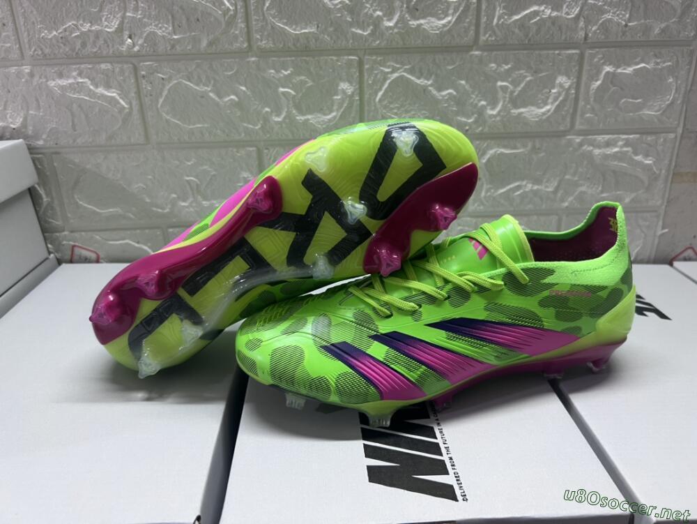 Men's Adidas Predator Accuracy.1 FG Football Boots - Green/Yellow/Purple
