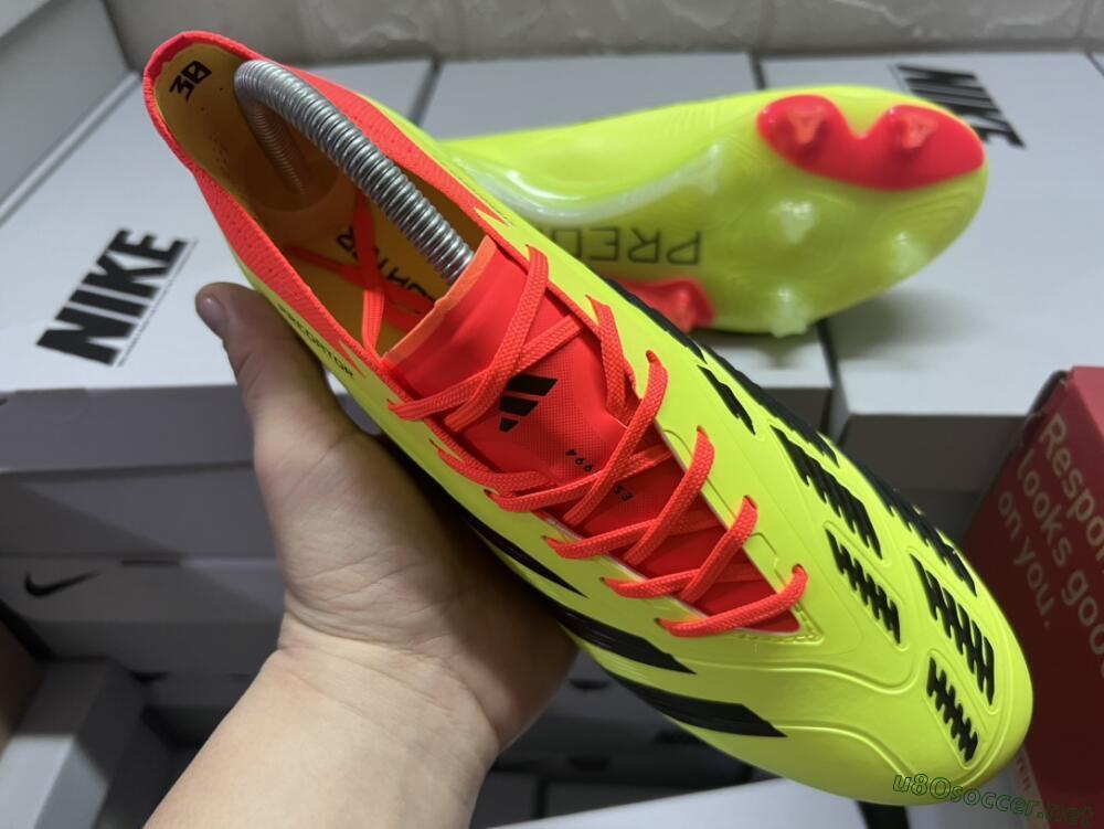 Men's Adidas Predator Accuracy.1 FG Football Boots - Green/Red/Black