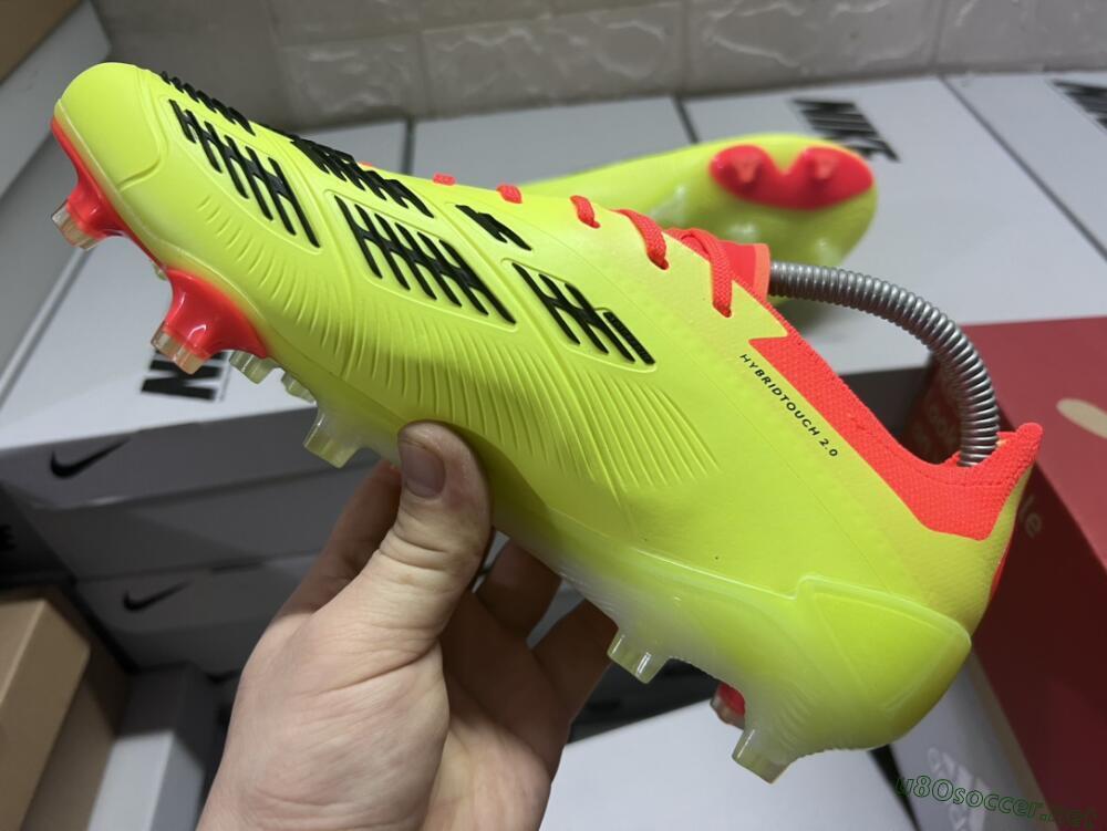 Men's Adidas Predator Accuracy.1 FG Football Boots - Green/Red/Black