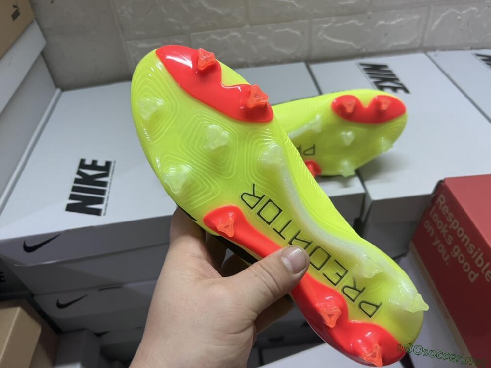 Men's Adidas Predator Accuracy.1 FG Football Boots - Green/Red/Black