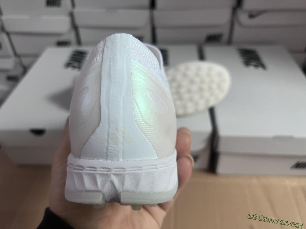 Men's Adidas X Crazyfast.1 TF Football Shoes - White/Silver