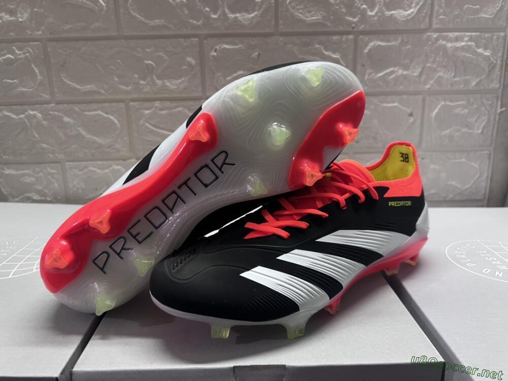Men's Adidas Predator Accuracy.1 FG Football Boots - Black/White/Red