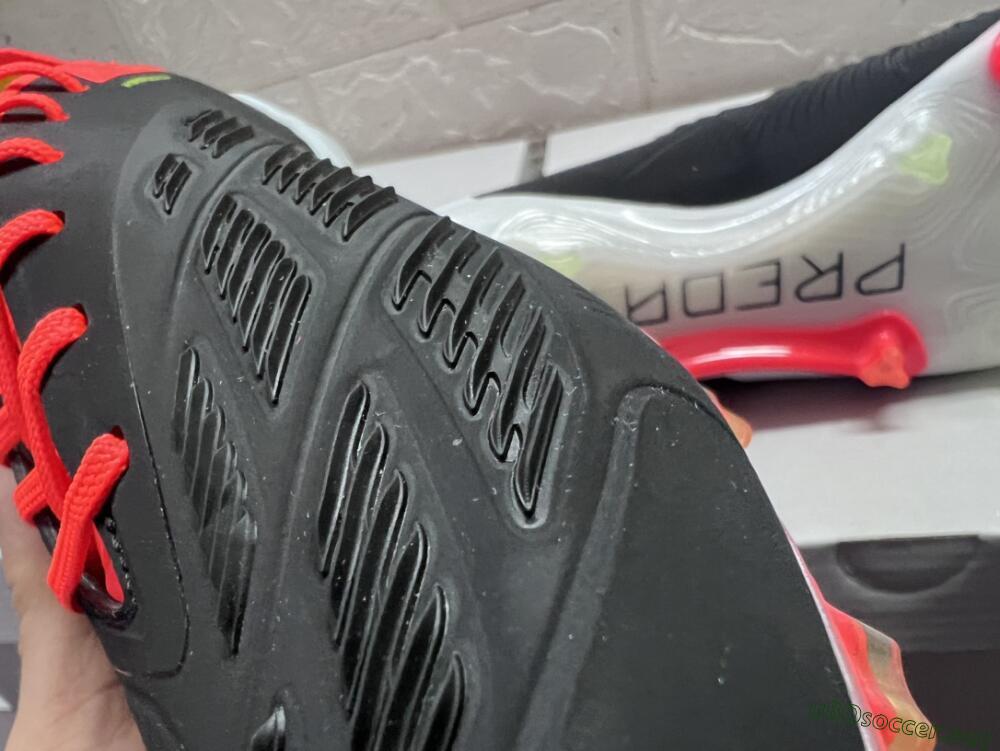 Men's Adidas Predator Accuracy.1 FG Football Boots - Black/White/Red