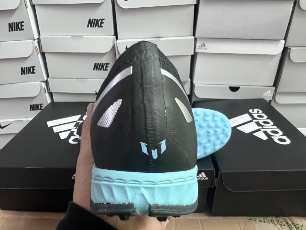 Men's Adidas X Crazyfast.1 TF Football Shoes - Blue/Silver/Black