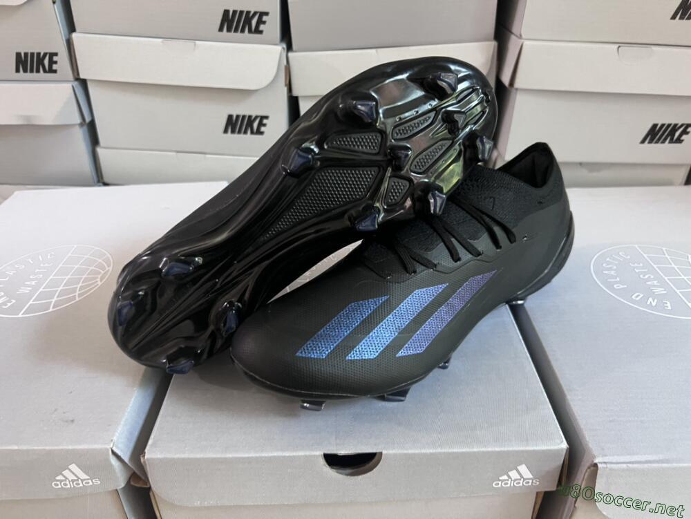 Men's Adidas X Speedportal .1 2022 World Cup FG Football Boots - Black/Blue
