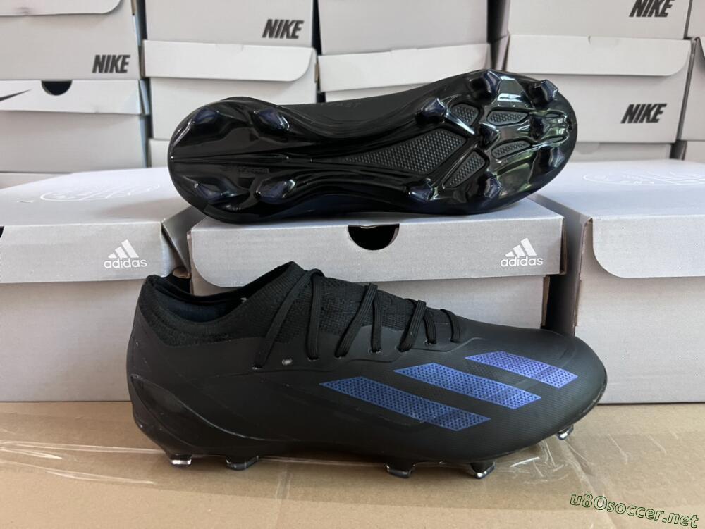 Men's Adidas X Speedportal .1 2022 World Cup FG Football Boots - Black/Blue