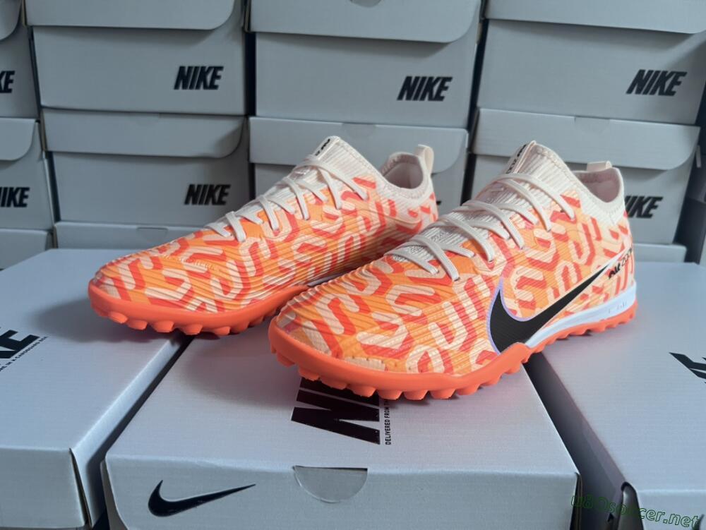 Unisex Nike Air Zoom Mercurial Vapor 15 Pro TF Football Shoes - Orange/Purple/Black