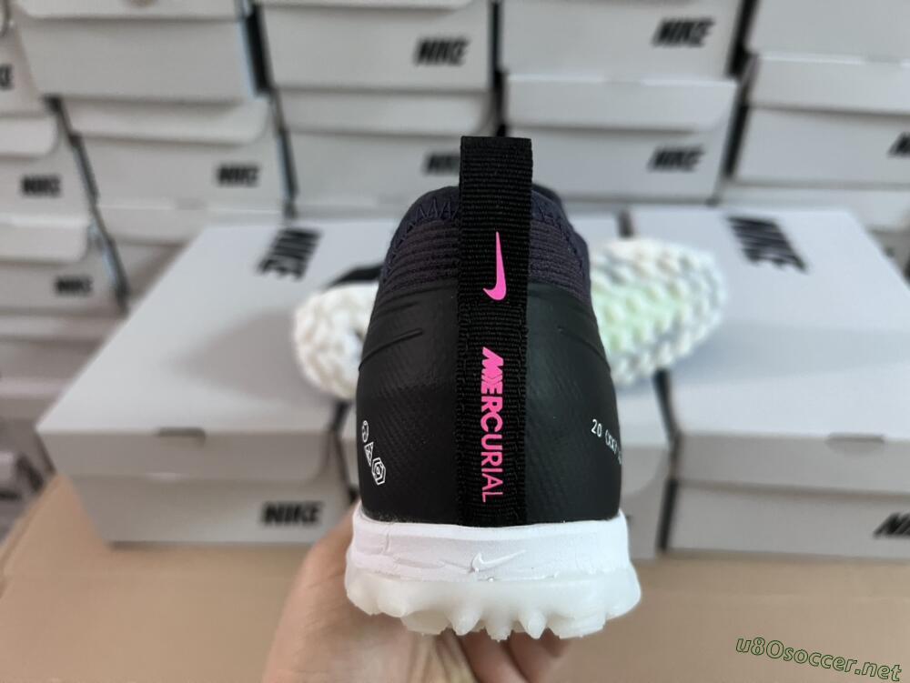 Unisex Nike Air Zoom Mercurial Vapor 15 Pro TF Football Shoes - Black/Gold/White