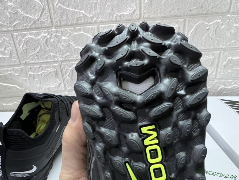 Unisex Nike Air Zoom Mercurial Vapor 15 Pro TF Football Shoes - Black/White/Yellow