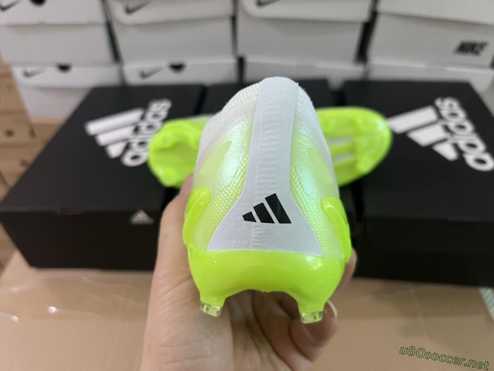 Men's Adidas X Crazyfast.1 LL FG Football Boots - Green/Black/White