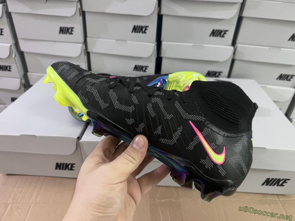 Men's Nike Phantom Luna Elite FG Football Boots - Black/Yellow/Pink