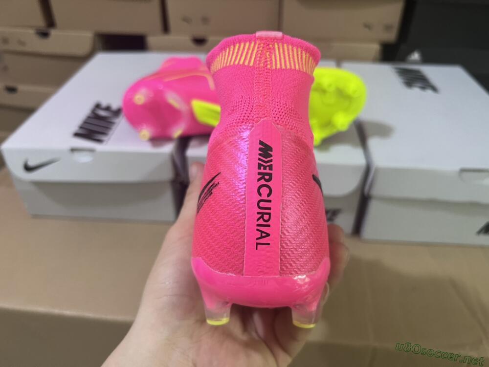 Unisex Nike Zoom Superfly 9 Elite SE AG Football Boots - Pink/Green