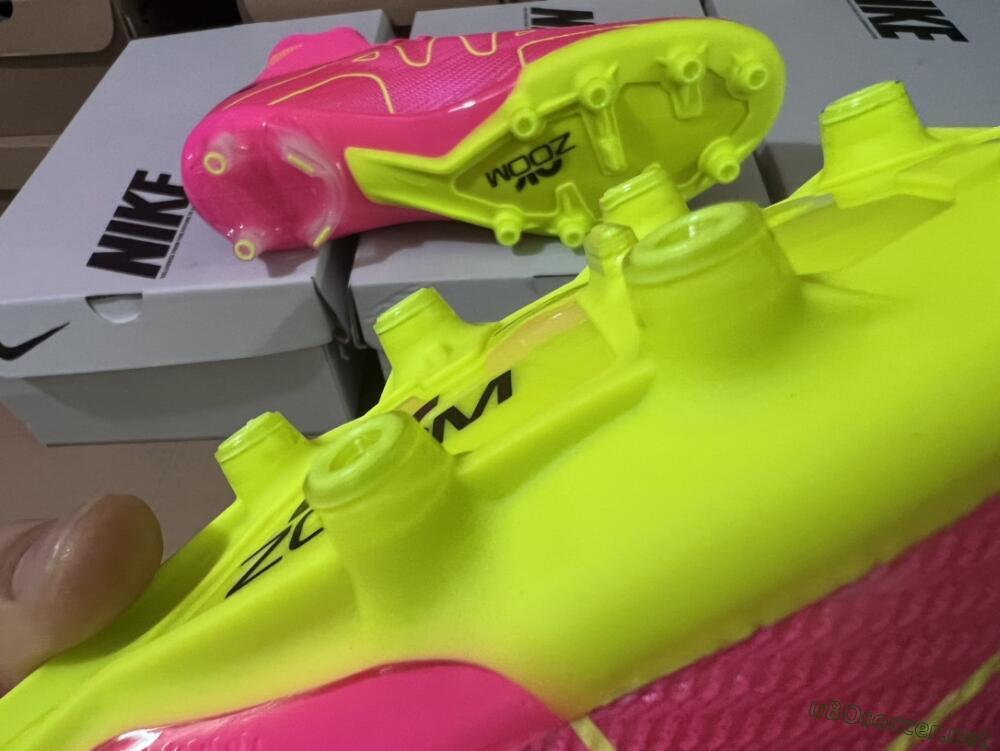 Unisex Nike Zoom Superfly 9 Elite SE AG Football Boots - Pink/Green