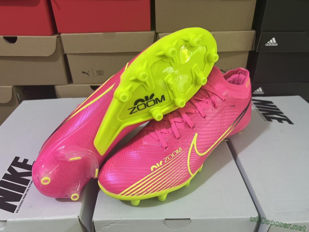 Men's Nike Air Zoom Mercurial Vapor 15 Elite FG Football Boots - Red/Yellow/Black