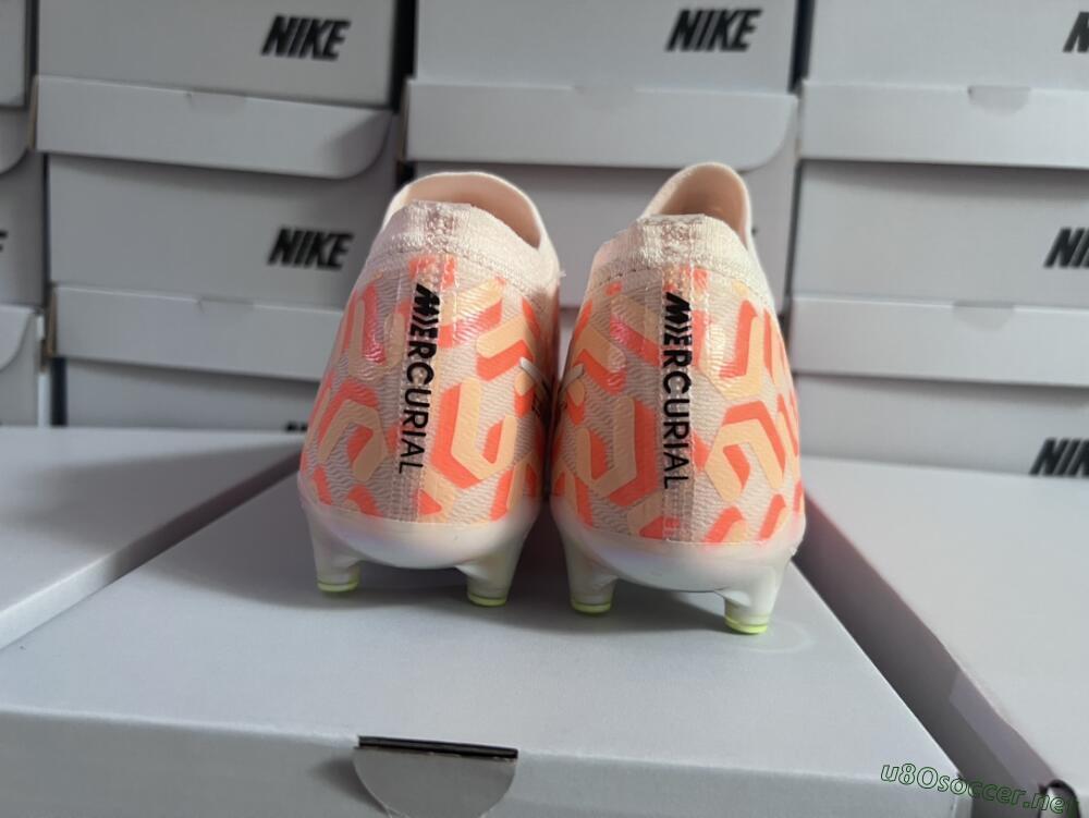 Men's Nike Air Zoom Mercurial Vapor 15 Elite AG Football Boots - Orange/Black/Purple