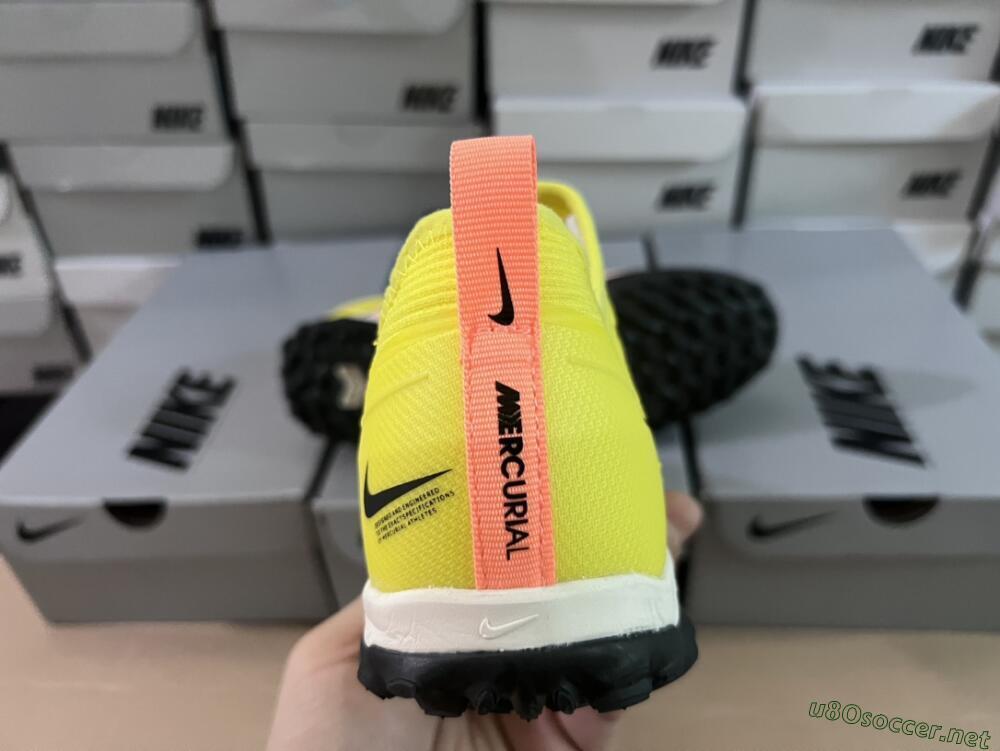 Unisex Nike Air Zoom Mercurial Vapor 15 Pro TF Football Shoes - Yellow/Pink/White/Black