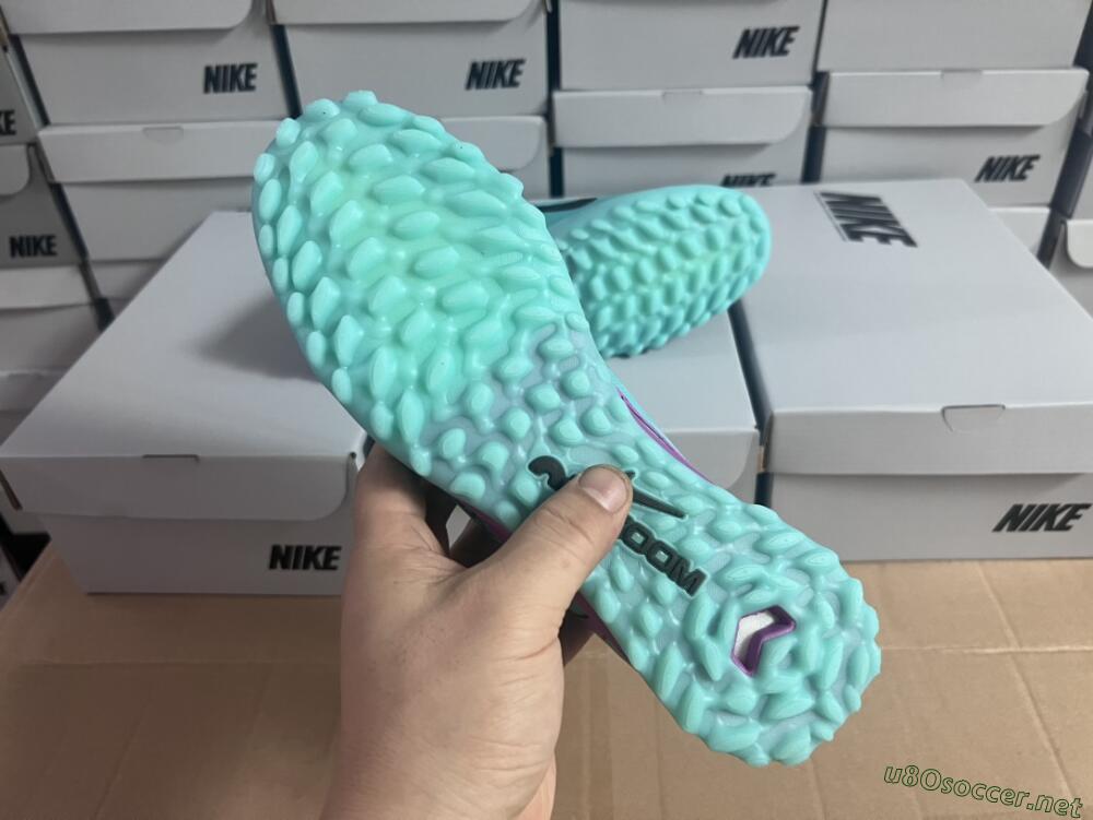 Unisex Nike Air Zoom Mercurial Vapor 15 Elite TF Football Shoes - Blue/Black/Purple