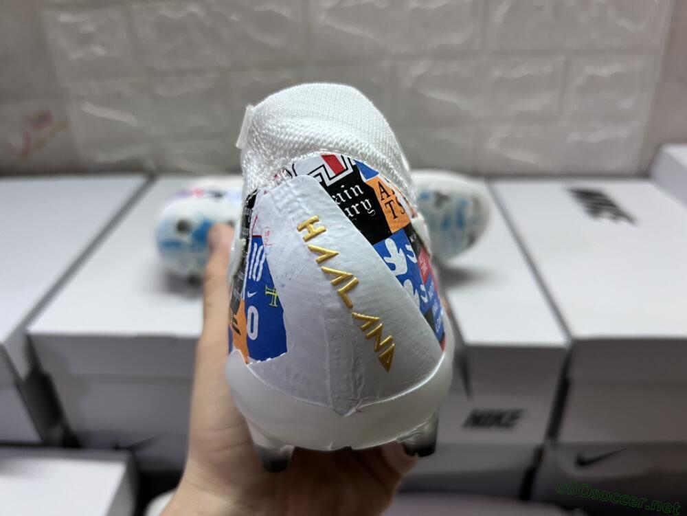 Men's Harry Kane X Nike Phantom GX Elite FG Football Boots - White/Rainbow