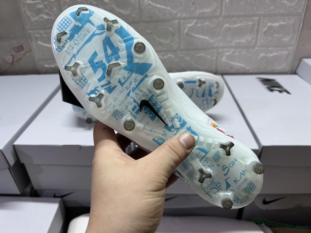 Men's Harry Kane X Nike Phantom GX Elite FG Football Boots - White/Rainbow
