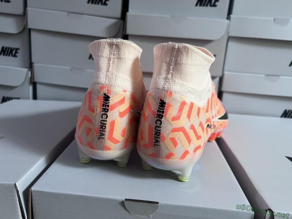 Unisex Nike Air Zoom Mercurial Superfly 9 Elite AG Football Boots - Pink/Black/Purple