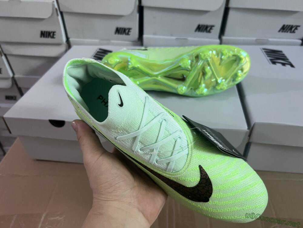 Unisex Nike Phantom GX Elite FG Football Boots - Green/Black/Gold