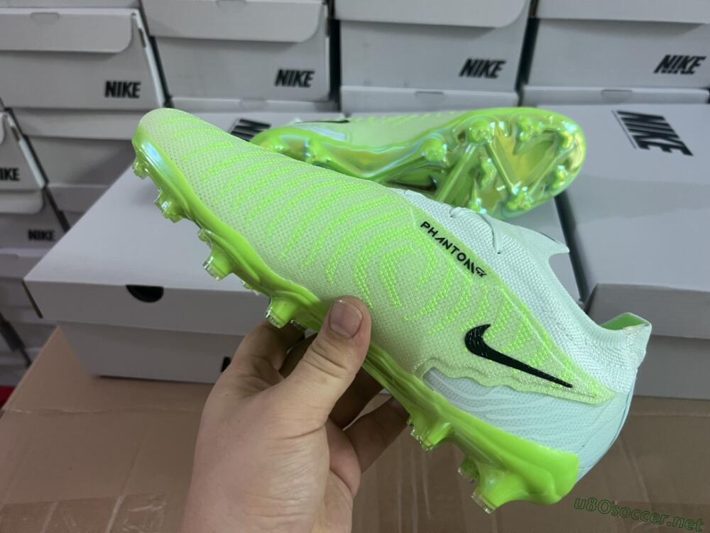 Unisex Nike Phantom GX Elite FG Football Boots - Green/Black/Gold