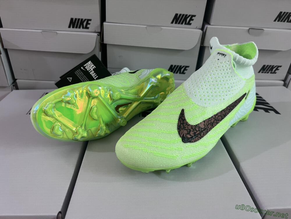 Unisex Nike Phantom GX DF Elite FG Football Boots - Green/Black/Brown