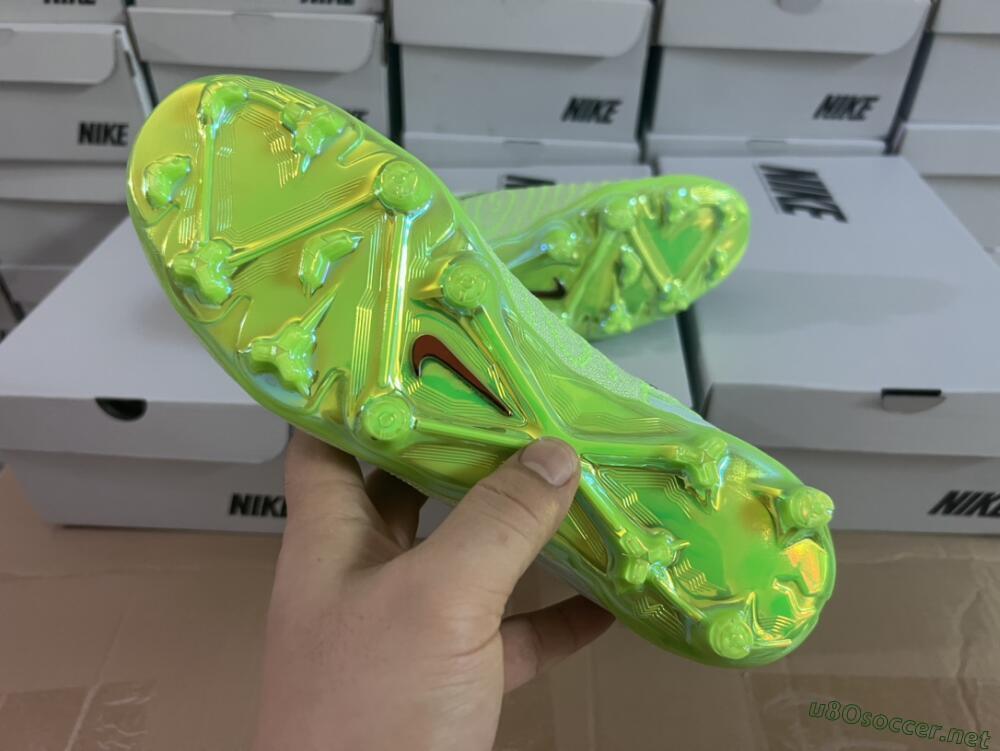 Unisex Nike Phantom GX DF Elite FG Football Boots - Green/Black/Brown