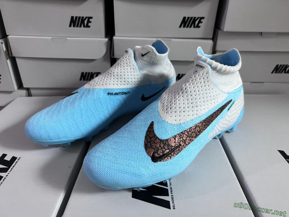 Unisex Nike Phantom GX Elite DF FG Football Boots - Blue/White/Black
