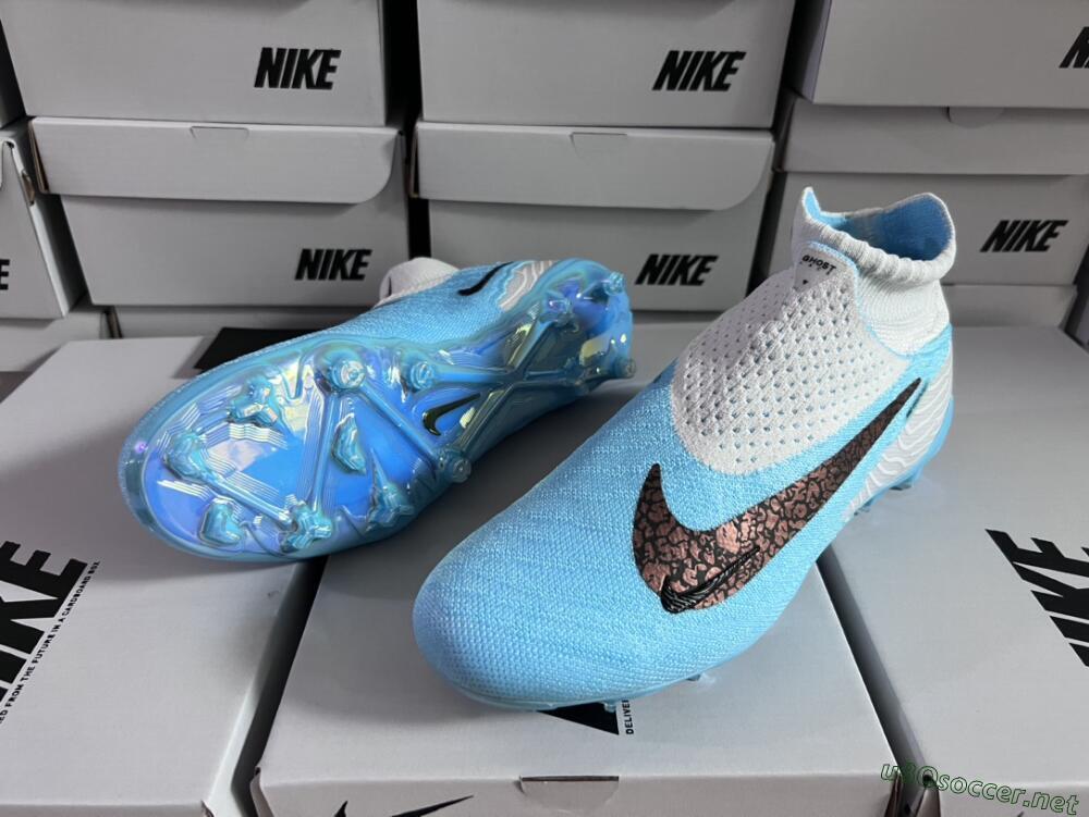 Unisex Nike Phantom GX Elite DF FG Football Boots - Blue/White/Black