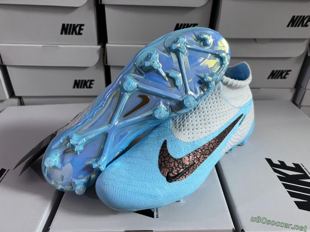 Unisex Nike Phantom GX Elite DF FG Football Boots - Blue/White/Black