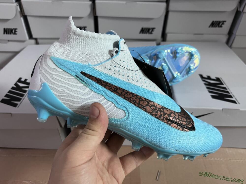 Unisex Nike Phantom GX Elite DF FG Football Boots - Blue/White/Black