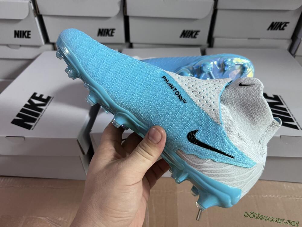 Unisex Nike Phantom GX Elite DF FG Football Boots - Blue/White/Black