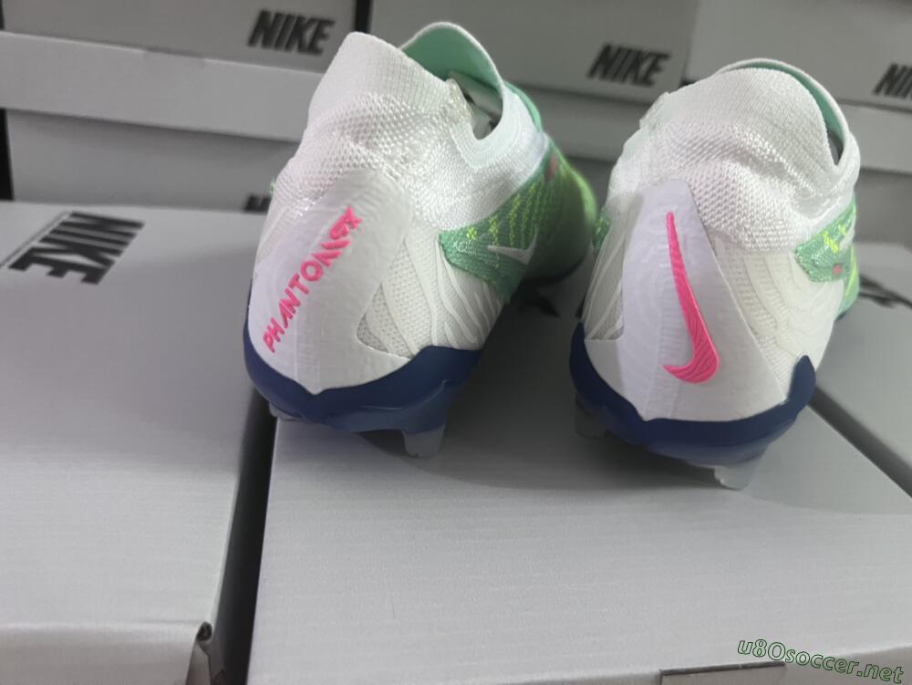 Unisex Nike Phantom GX Elite FG Football Boots - Green/White/Blue