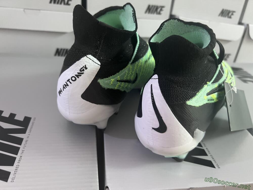 Unisex Nike Phantom GX Elite DF FG Football Boots - Green/Black/White