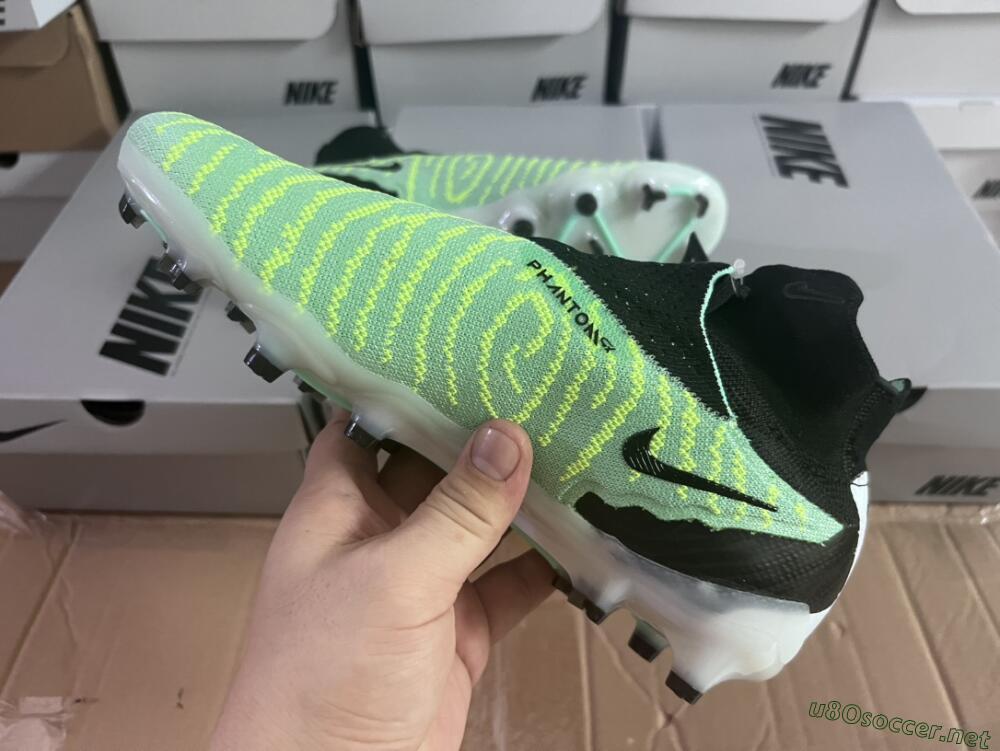 Unisex Nike Phantom GX Elite DF FG Football Boots - Green/Black/White