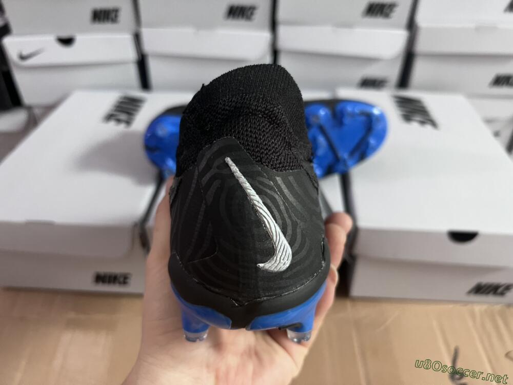 Men's Nike Phantom GX Elite FG Football Boots - Black/Grey/Blue
