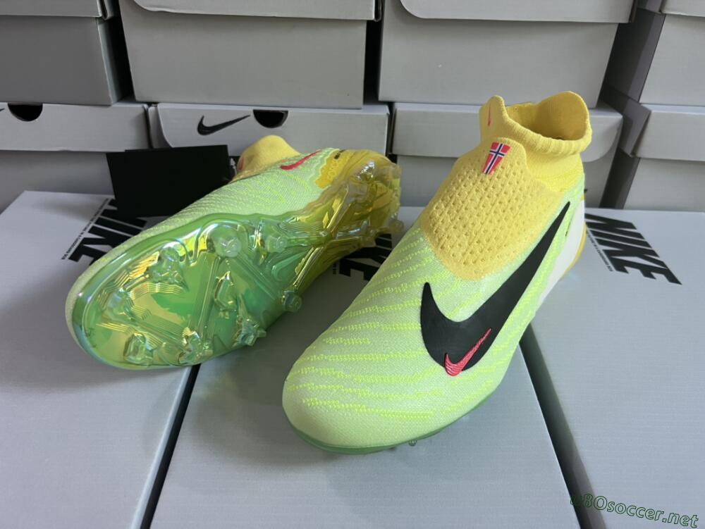 Men's Nike Phantom GX Elite DF FG Football Boots - Yellow/Green/Black/Red