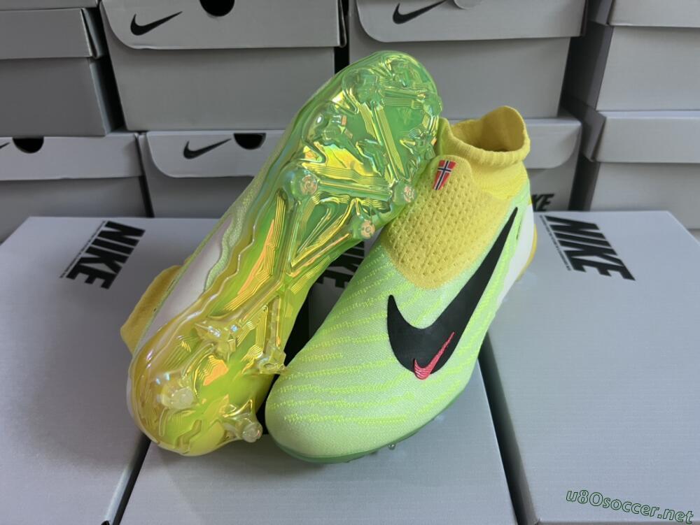 Men's Nike Phantom GX Elite DF FG Football Boots - Yellow/Green/Black/Red
