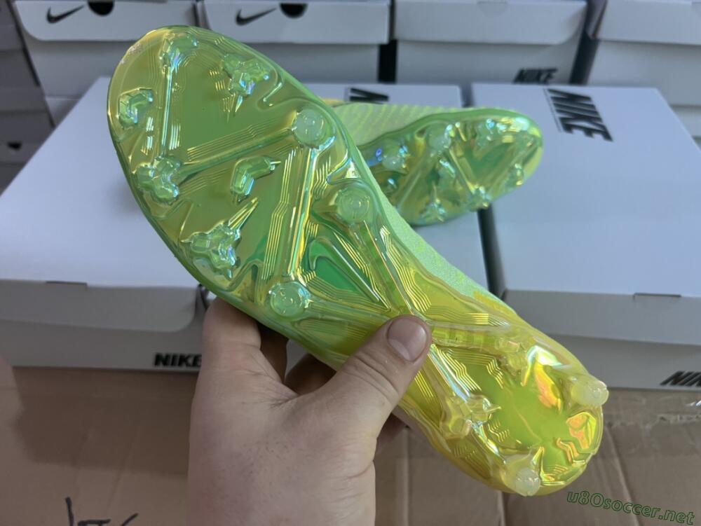 Men's Nike Phantom GX Elite DF FG Football Boots - Yellow/Green/Black/Red
