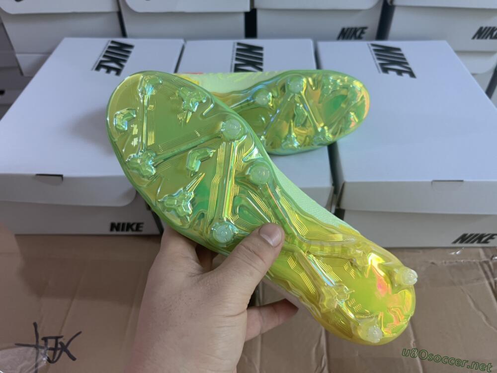 Unisex Nike Phantom GX Elite FG Football Boots - Yellow/Green/Black/Red