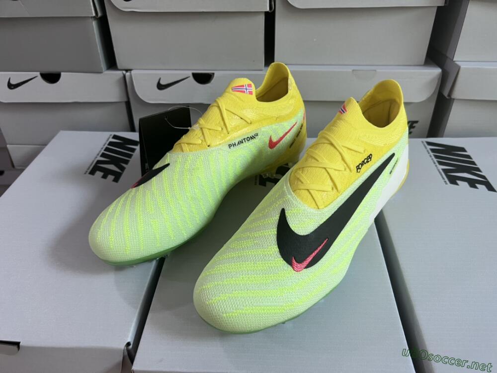 Unisex Nike Phantom GX Elite FG Football Boots - Yellow/Green/Black/Red