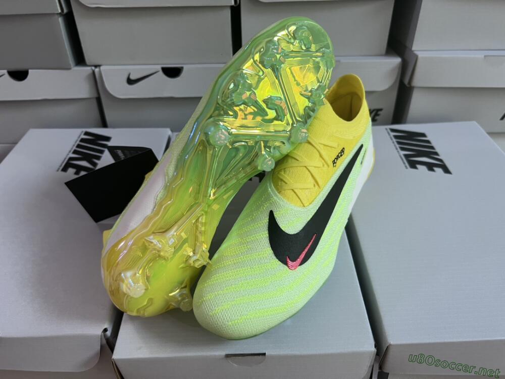 Unisex Nike Phantom GX Elite FG Football Boots - Yellow/Green/Black/Red